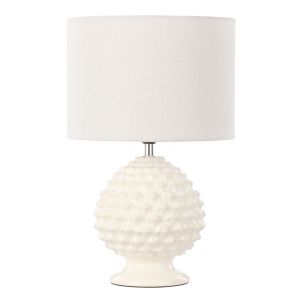 Society Home Macy Table Lamp White & Natural 28x28x43cm