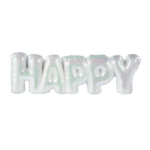 Emporium Happy Balloon Sculpture Pearlescent 34x5x11cm