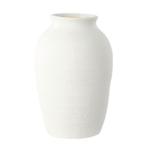 Amalfi Kamari Clay Vase Large White 22x22x34cm