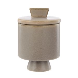 Amalfi Tuva Stoneware Canister Brown 12x12x17.2cm