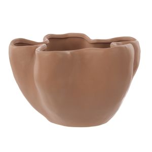 Amalfi Fluid Vase Raw Umber 26.3x24.3x16cm