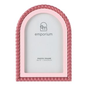 Emporium Bec Arch Photo Frame Pink Pink 18x13x1.5cm