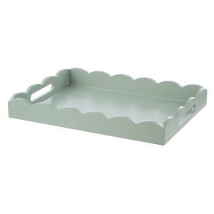 Amalfi Dolly Rectangular Tray Large Sage 40x30x5cm