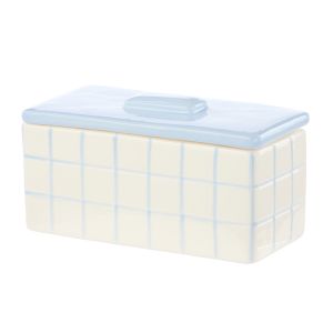 Emporium Lulu Collection Ceramic Box Blue 18.8x9x9.8cm