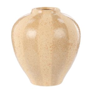 Amalfi Hugo Ceramic Vase Small Brown 18.5x18.5x20.5cm