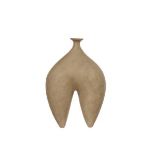 Grand Designs Domina Ceramic Sculpture Brown 28x13x41cm