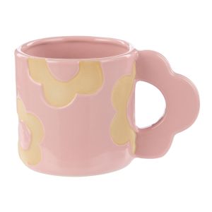 Emporium Posey Flower Mug 400ml Pink 14x9x9cm