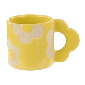 Emporium Posey Flower Mug 400ml Yellow 14x9x9cm/400ml