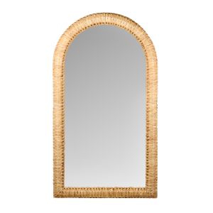 Amalfi Sandy Floor Mirror White 100x6.5x180cm