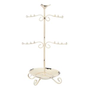 Society Home Ellis Jewellery Stand Cream 20x20x40cm