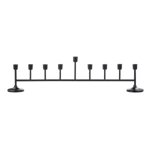 Amalfi Ford Candle Holder Black 72x9x18cm