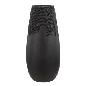 Rogue Dansk Textured Vessel Large Black 18x18x41cm