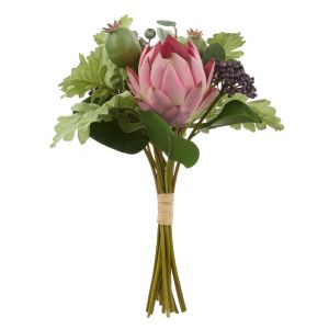 Rogue Protea Pod Mix Bouquet Pink 38x30x30cm