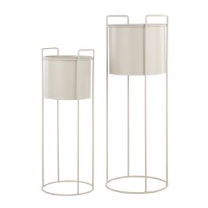 Rogue Forbes Plant Stand 2pcs Set Light Grey 65/80cm