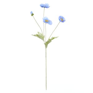 Rogue Poppy Spray Blue 60x8x12cm