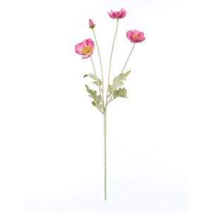 Rogue Poppy Spray Dark Pink 60x8x12cm