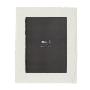 Amalfi Petra Photo Frame 5x7" White 20.6x16x1.6cm