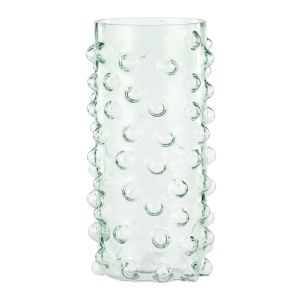 Amalfi Sissy Glass Bubble Vase Large Light Green 18x18x35cm