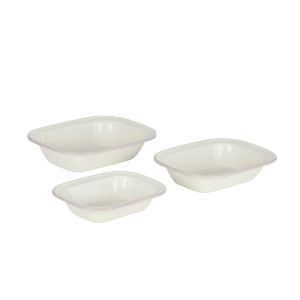 Davis & Waddell Daylesford Enamel Pie Dish Rectangle 3pcs Set Cream