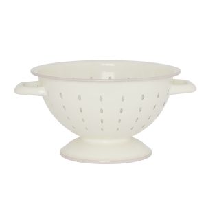 Davis & Waddell Daylesford Enamel Colander Cream 24cm