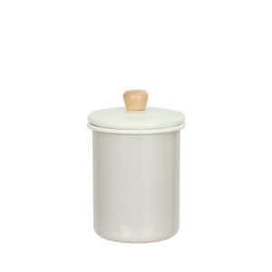 Davis & Waddell Daylesford Enamel Canister 1.7L Cream 14x16x20cm