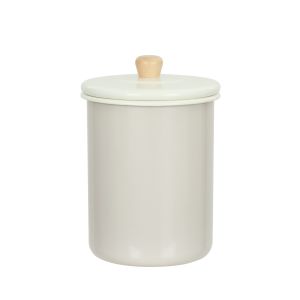 Davis & Waddell Daylesford Enamel Canister 4L Cream 18x18x25cm