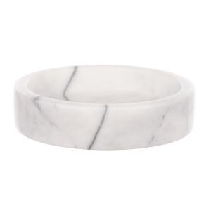 Davis & Waddell Nuvolo Marble Wine Bottle Coaster White Grey 12x12x3cm