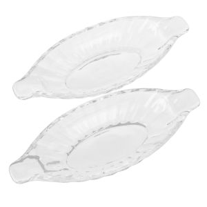 Davis & Waddell Betty Glass Banana Split Bowls 180ml 2pcs Set Clear 24.5x10x4cm