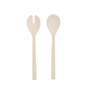 Davis & Waddell Saltara Bamboo Fibre Salad Servers 2pcs Set Dark Green 31.2x6.8x1.5cm