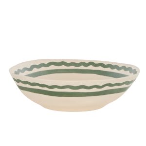 Davis & Waddell Saltara Bamboo Fibre Salad Bowl Dark Green 30x29.3x8.6cm
