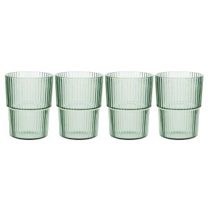 Davis & Waddell Saltara RPET Tumblers 400ml 4pcs Set Green 8.8x8.8x11.3cm