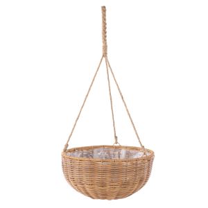 Rogue Laos Hanging Planter Natural 30x30x15cm