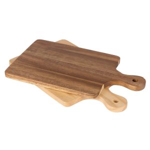 Davis & Waddell Cantina Acacia & Rubber Wood Rectangular Serving Board 2pcs Assorted 26x15x1cm