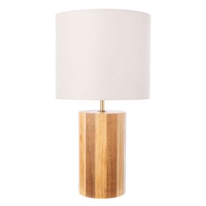 Academy Hades Wooden Table Lamp Multi-Coloured 26x26x48cm