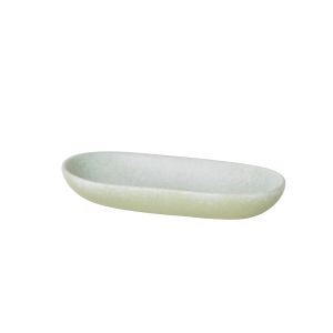 Davis & Waddell Greta Porcelain Oval Serving Plate Mint Green 23x10x4cm