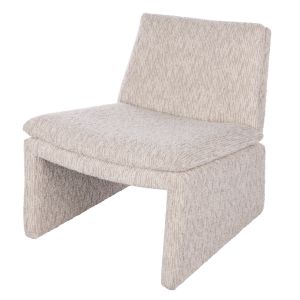 Amalfi Austin Accent Chair Off White & Taupe 69x83x76cm
