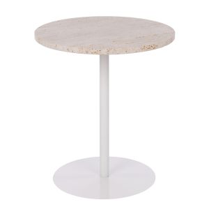 Amalfi Crew Side Table Beige 40x40x45cm