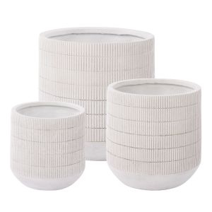 Rogue Otto Planter Set 3pcs White