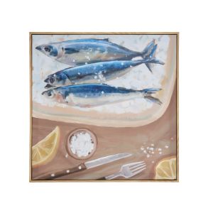 Amalfi Scorpa Hand Paint Wall Art Multi-Coloured 60x2.8x60cm