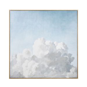 Amalfi Cumulus Hand Painted Wall Art Multi-Coloured 100x100x4.5cm