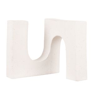 Amalfi Zeke Sculpture White 20x20x20cm