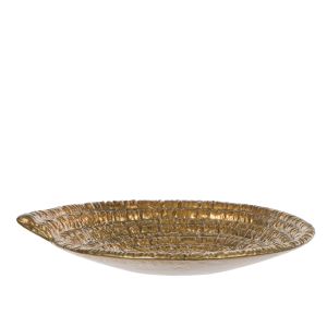 Amalfi Torcer Coil Dish Brass 19x18x4cm