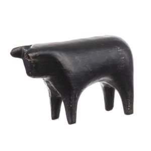 Academy Matteus Bull Sculpture Black 17x6x11cm