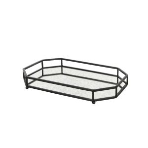 Society Home Carlisle Mirror Tray Black 43x27x6cm
