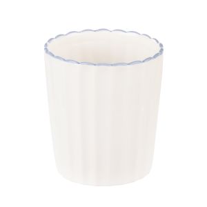 Emporium Bellamy Collection Holder White & Blue 9x9x10cm