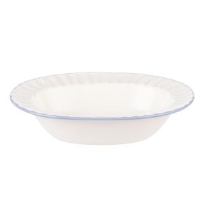 Emporium Bellamy Collection Soap Dish White & Blue 16x12x4cm