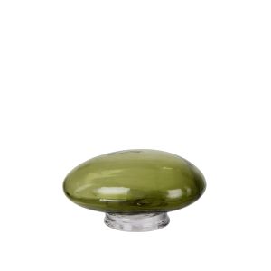 Grand Designs Kai Glass Decoration Green 19x12.5x9.5cm