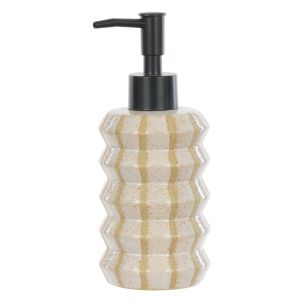 Amalfi Pippin Soap Dispenser White & Natural 7.3x7.3x17cm