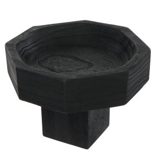 Amalfi Lyra Wooden Tray Black 30x20x6cm