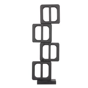 Amalfi Knox Wooden Sculpture Black 18x8x5cm